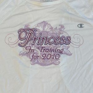 Run Disney Princess 1/2 marathon Champion long sleeve running top size Medium